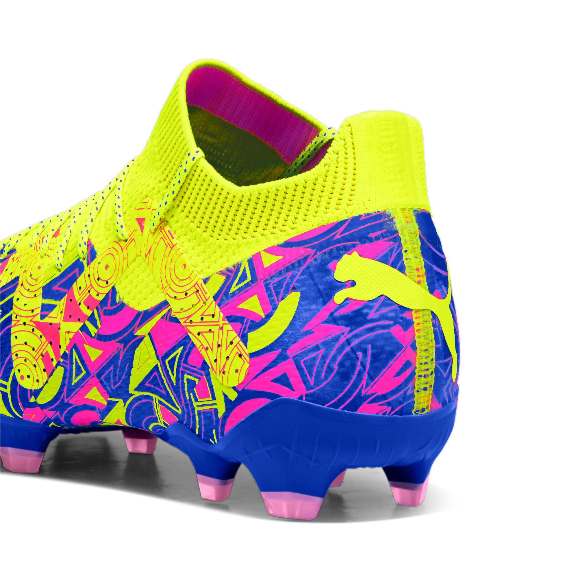 Men's Puma FUTURE ULTIMATE ENERGY FG/AG Football Boots, Blue, Size 46.5, Shoes