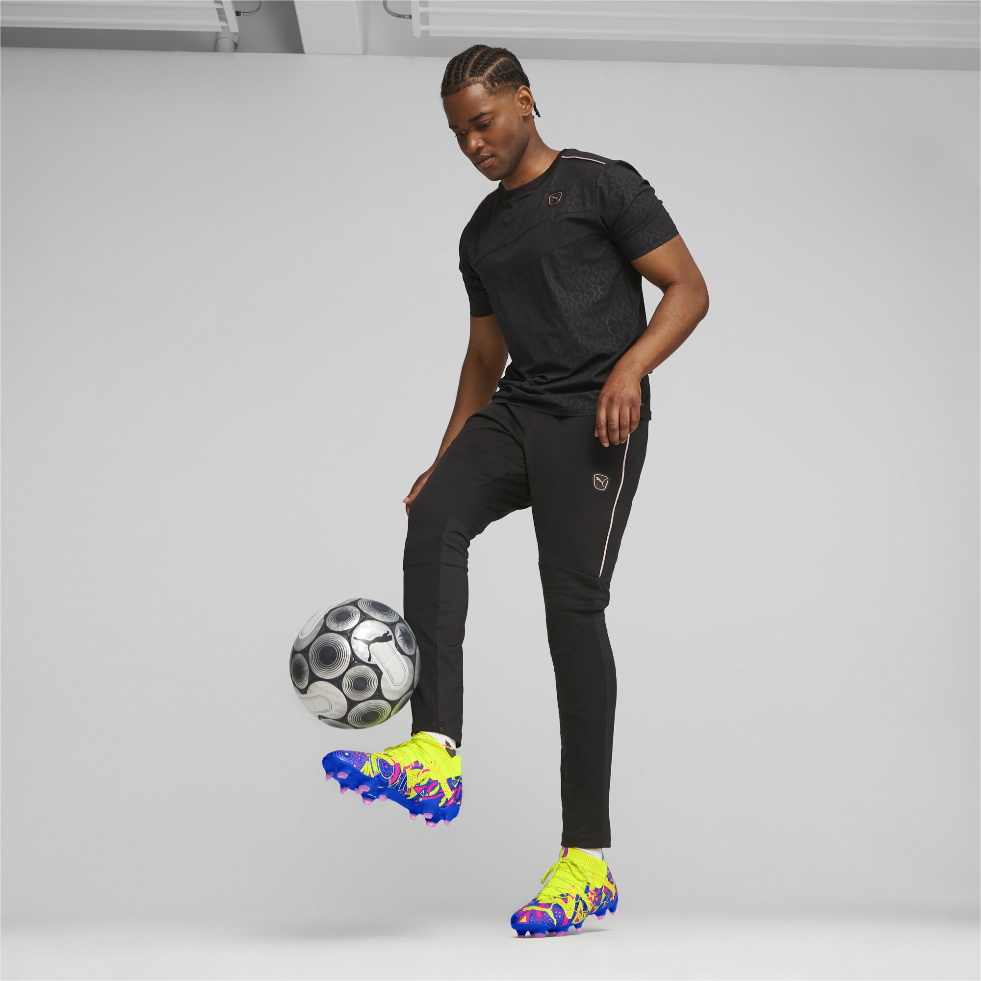Men's Puma FUTURE ULTIMATE ENERGY FG/AG Football Boots, Blue, Size 41, Shoes