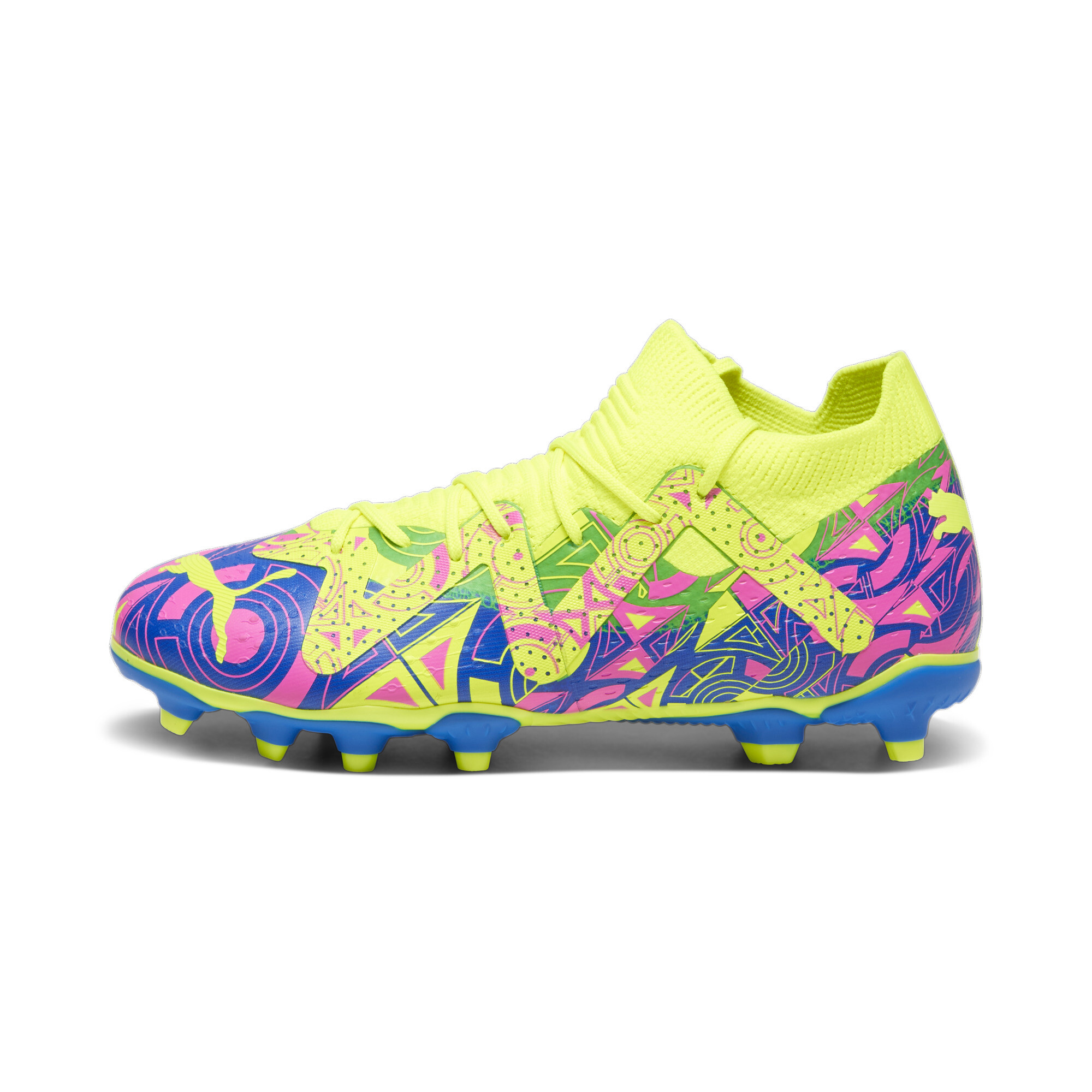 Puma FUTURE MATCH ENERGY FG/AG Fußballschuhe Teenager Für Für Kinder | Ultra Blue/Yellow Alert/Luminous Pink | Größe: 35...