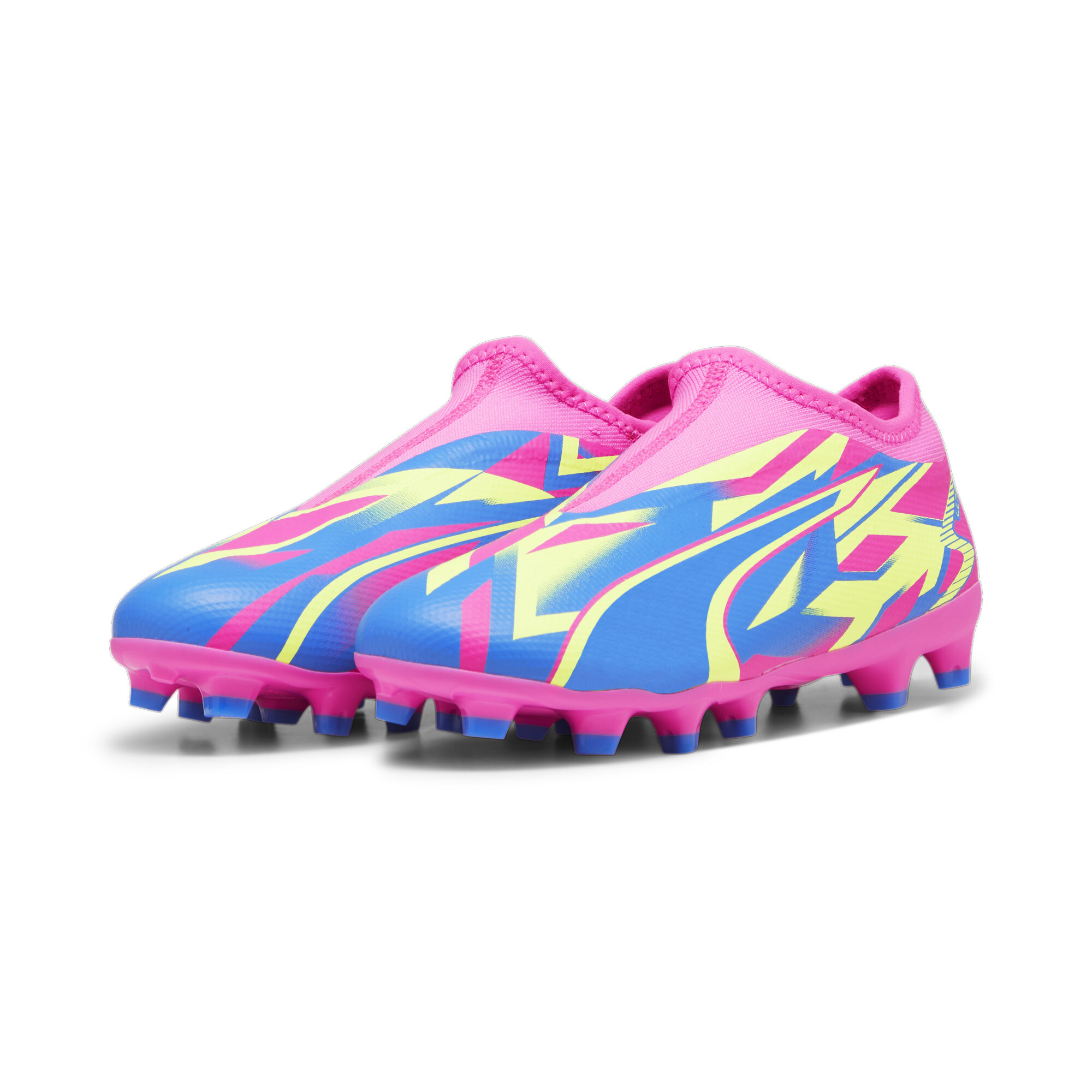 Puma ULTRA MATCH LL ENERGY FG/AG Youth Football Boots, Pink, Size 31, Shoes