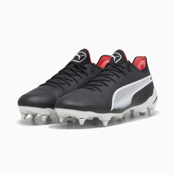 KING ULTIMATE MxSG Football Boots Unisex, PUMA Black-PUMA White-Fire Orchid, large-ZAF