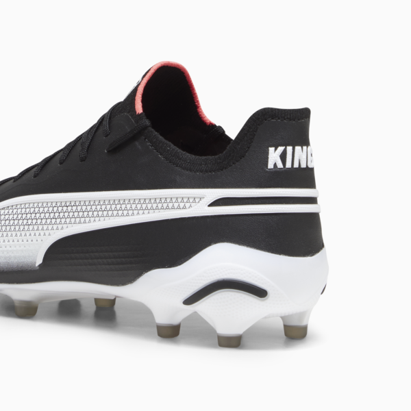 Tacos de fútbol KING ULTIMATE FG/AG, PUMA Black-PUMA White-Fire Orchid, large-MEX