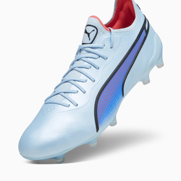 Botines de fútbol Puma KING ULTIMATE FG/AG, Silver Sky-PUMA Black-Fire Orchid, large-ARG