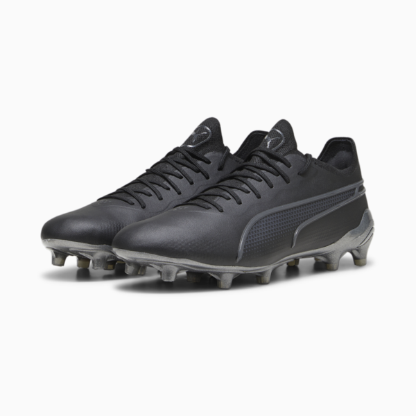 Botines de fútbol Puma KING ULTIMATE FG/AG, PUMA Black-Asphalt, large-ARG