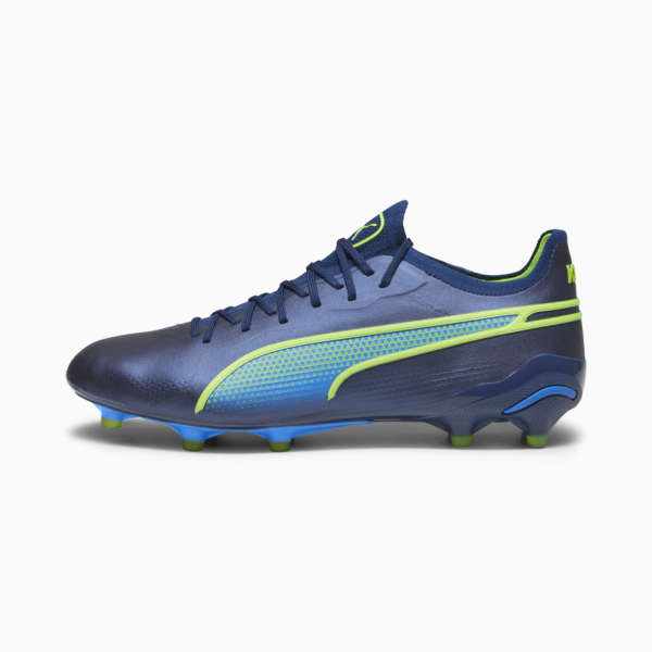 KING ULTIMATE FG/AG Football Boots Unisex, Persian Blue-Pro Green-Ultra Blue, large-ZAF