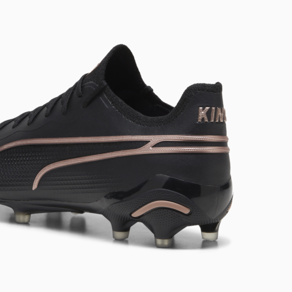 KING ULTIMATE FG/AG Football Boots Unisex, PUMA Black-Copper Rose, large-ZAF