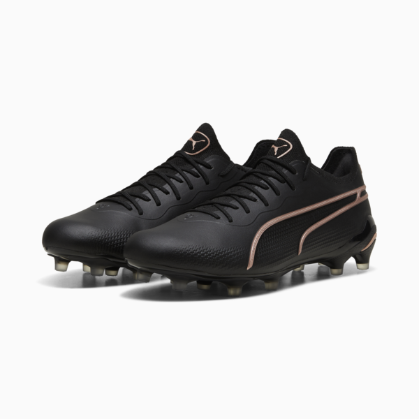 KING ULTIMATE FG/AG Football Boots Unisex, PUMA Black-Copper Rose, large-ZAF