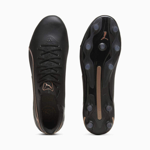 KING ULTIMATE FG/AG Football Boots Unisex, PUMA Black-Copper Rose, large-ZAF