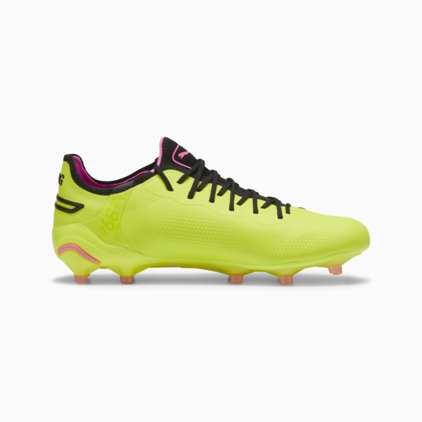 KING ULTIMATE FG/AG Women's Football Boots, Electric Lime-PUMA Black-Poison Pink, large-ZAF