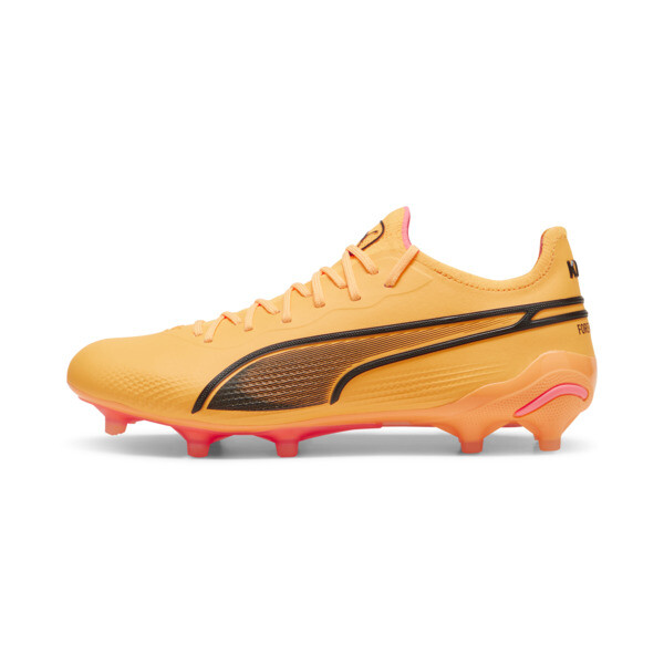 KING ULTIMATE FG/AG Women's Football Boots, Sun Stream-PUMA Black-Sunset Glow, large-ZAF