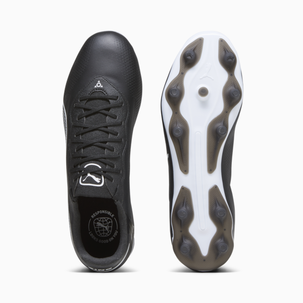 Botines de fútbol Puma KING PRO FG/AG, PUMA Black-PUMA White, large-ARG