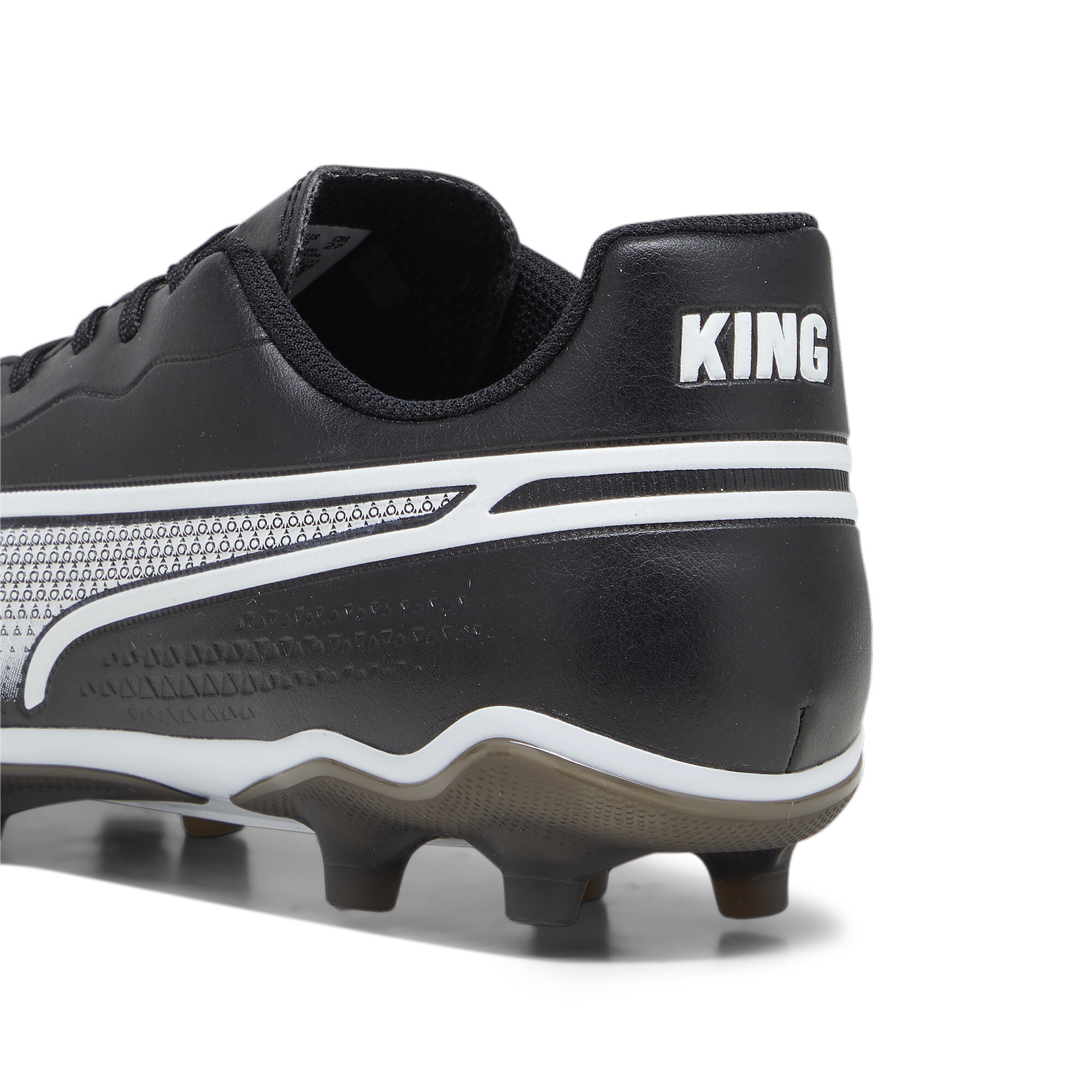 Men's PUMA KING MATCH FG/AG Football Boots In Black, Size EU 41