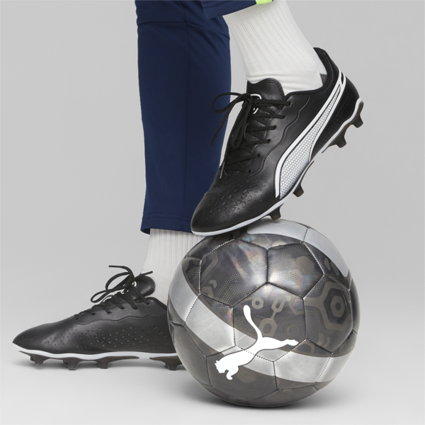 KING MATCH FG/AG Football Boots Unisex, PUMA Black-PUMA White, large-ZAF