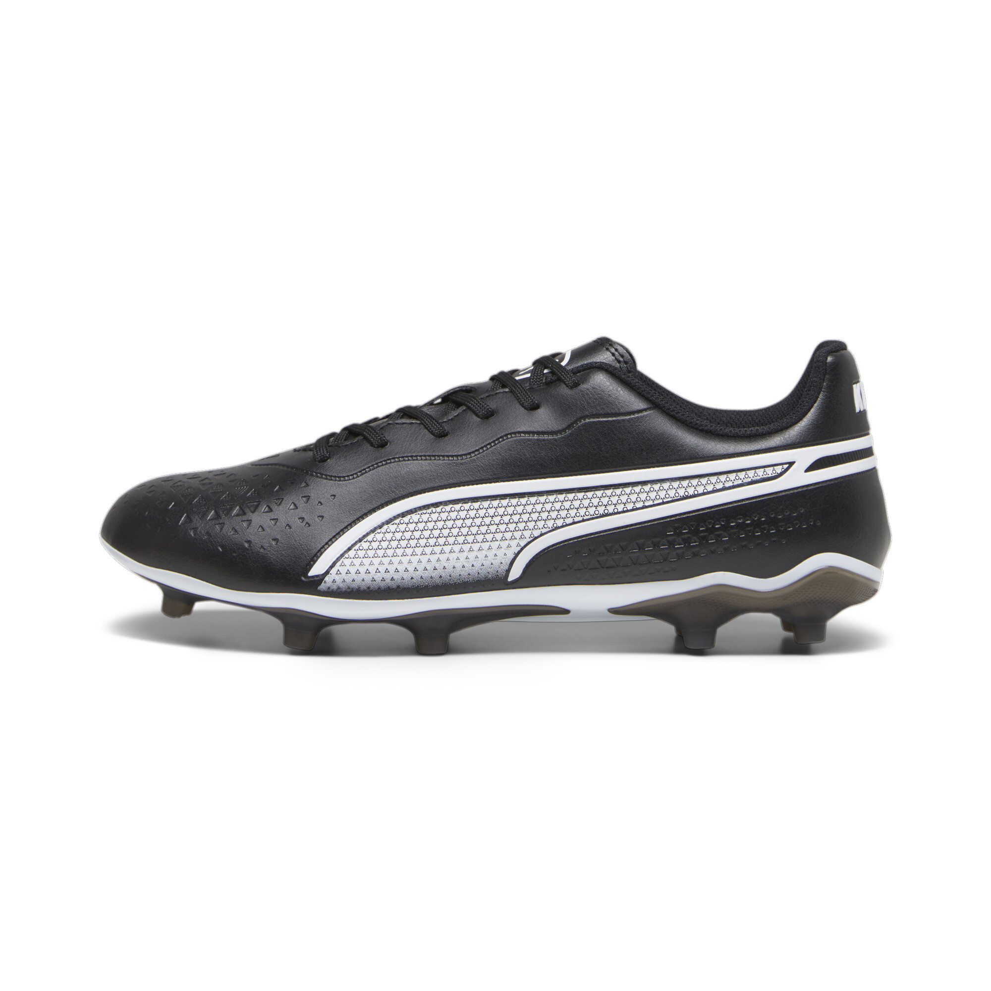 Men's PUMA KING MATCH FG/AG Football Boots In Black, Size EU 40.5