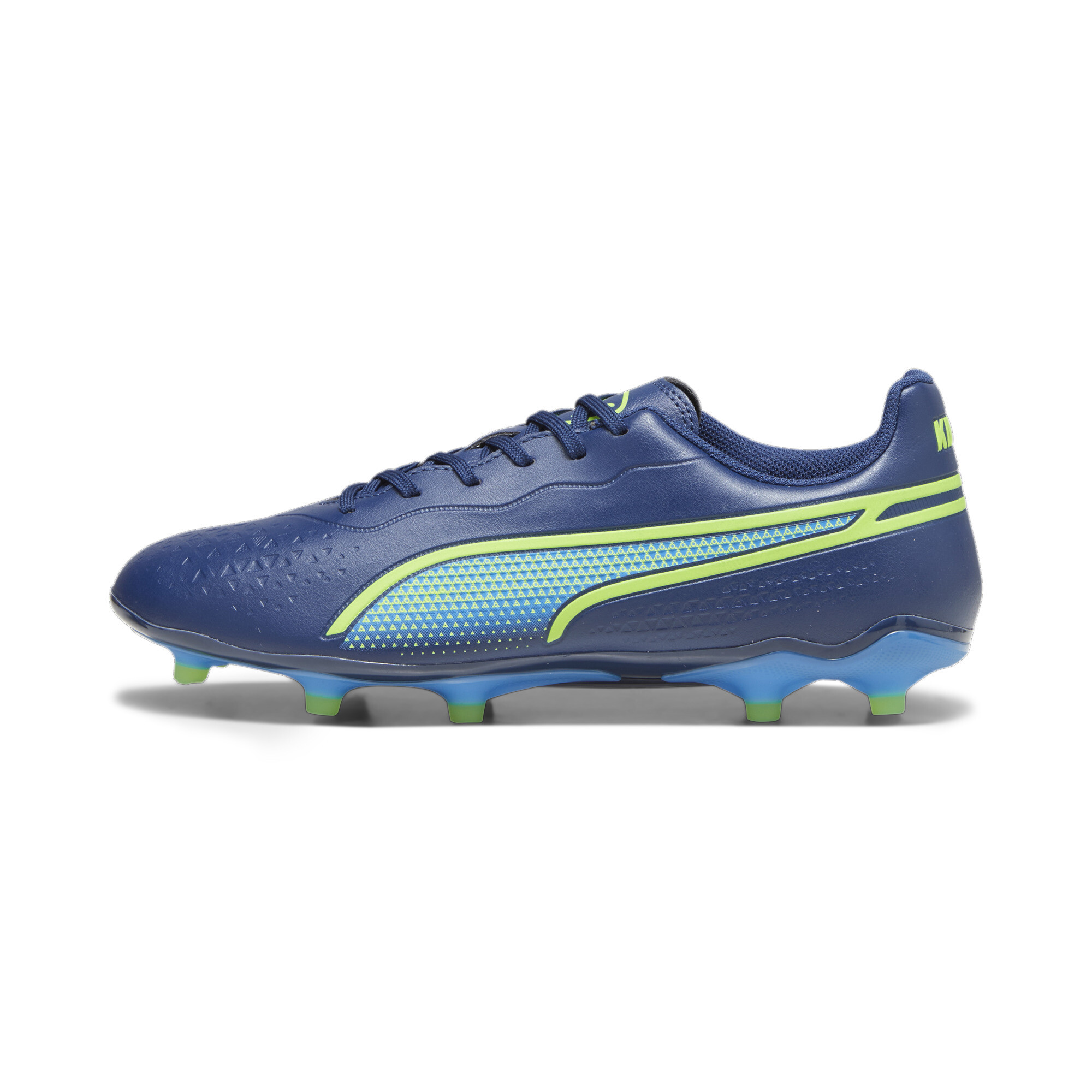 Men's PUMA KING MATCH FG/AG Football Boots In Blue, Size EU 41