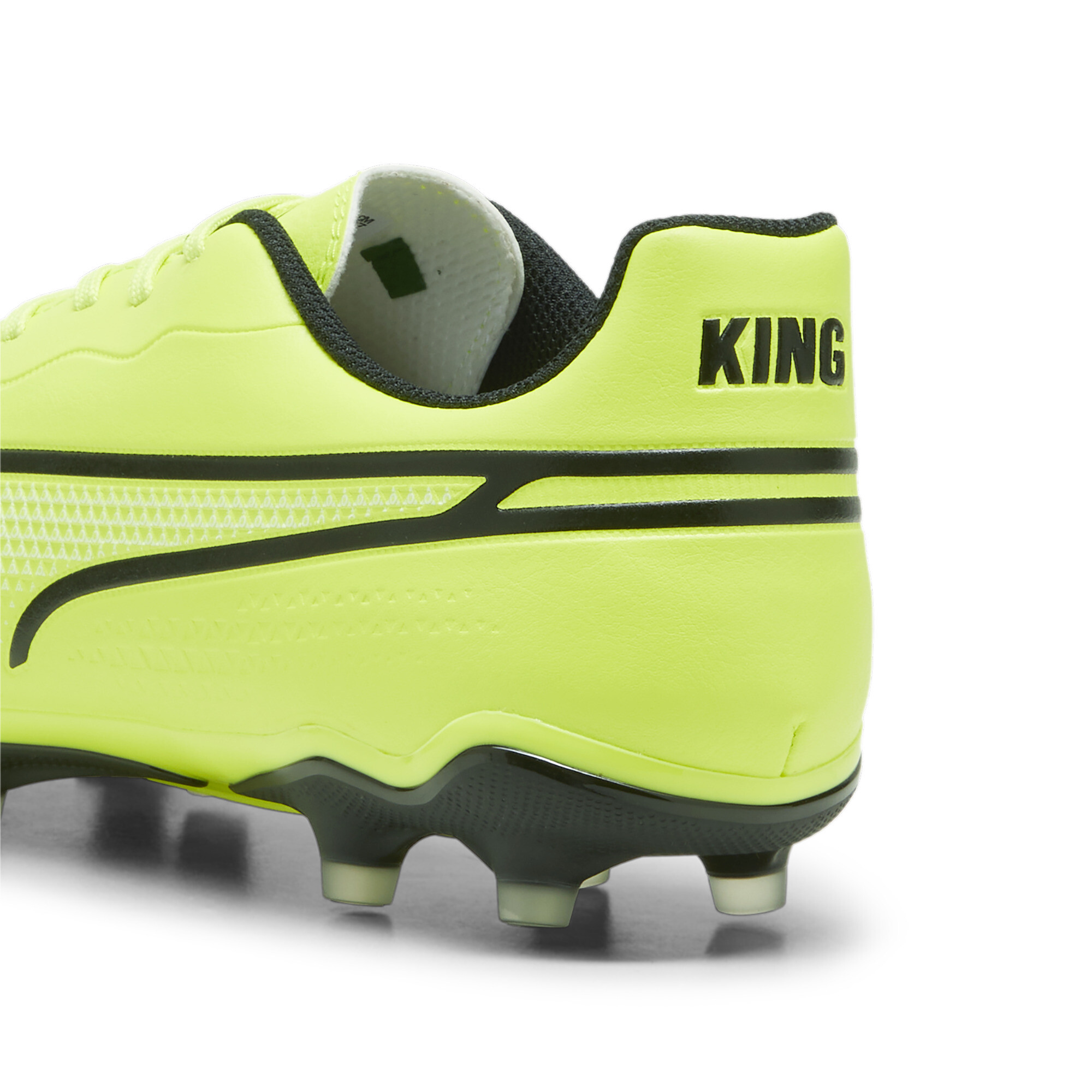 Men's PUMA KING MATCH FG/AG Football Boots In Green, Size EU 41