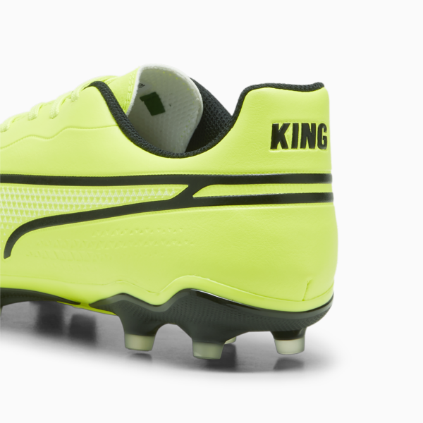 KING MATCH FG/AG Football Boots Unisex, Electric Lime-PUMA Black, large-ZAF