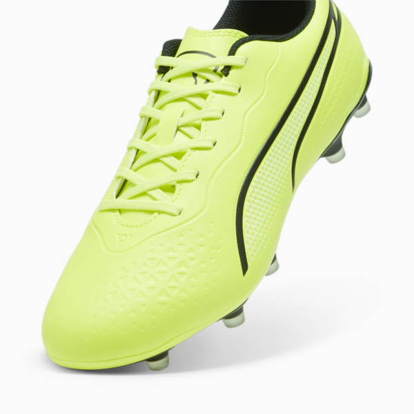 KING MATCH FG/AG Football Boots Unisex, Electric Lime-PUMA Black, large-ZAF