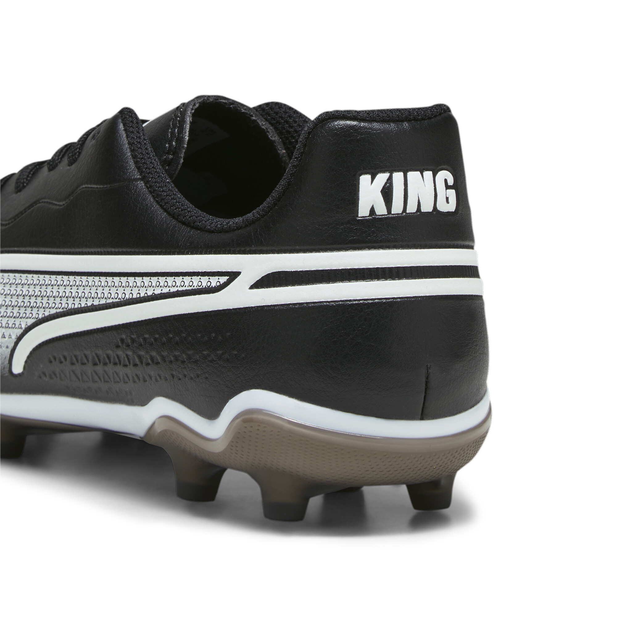 Puma KING MATCH FG/AG Youth Football Boots, Black, Size 36, Shoes