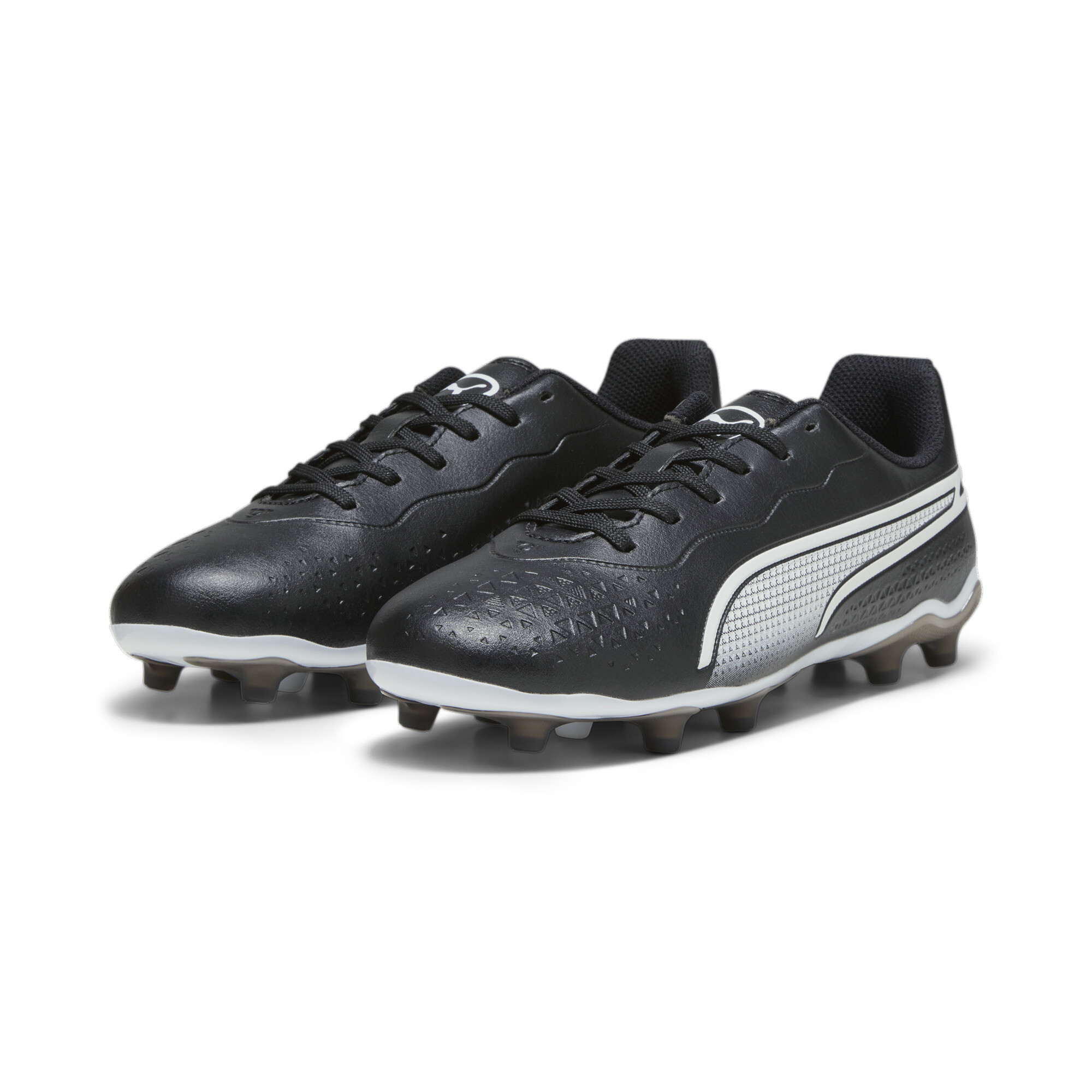 Puma KING MATCH FG/AG Youth Football Boots, Black, Size 36, Shoes