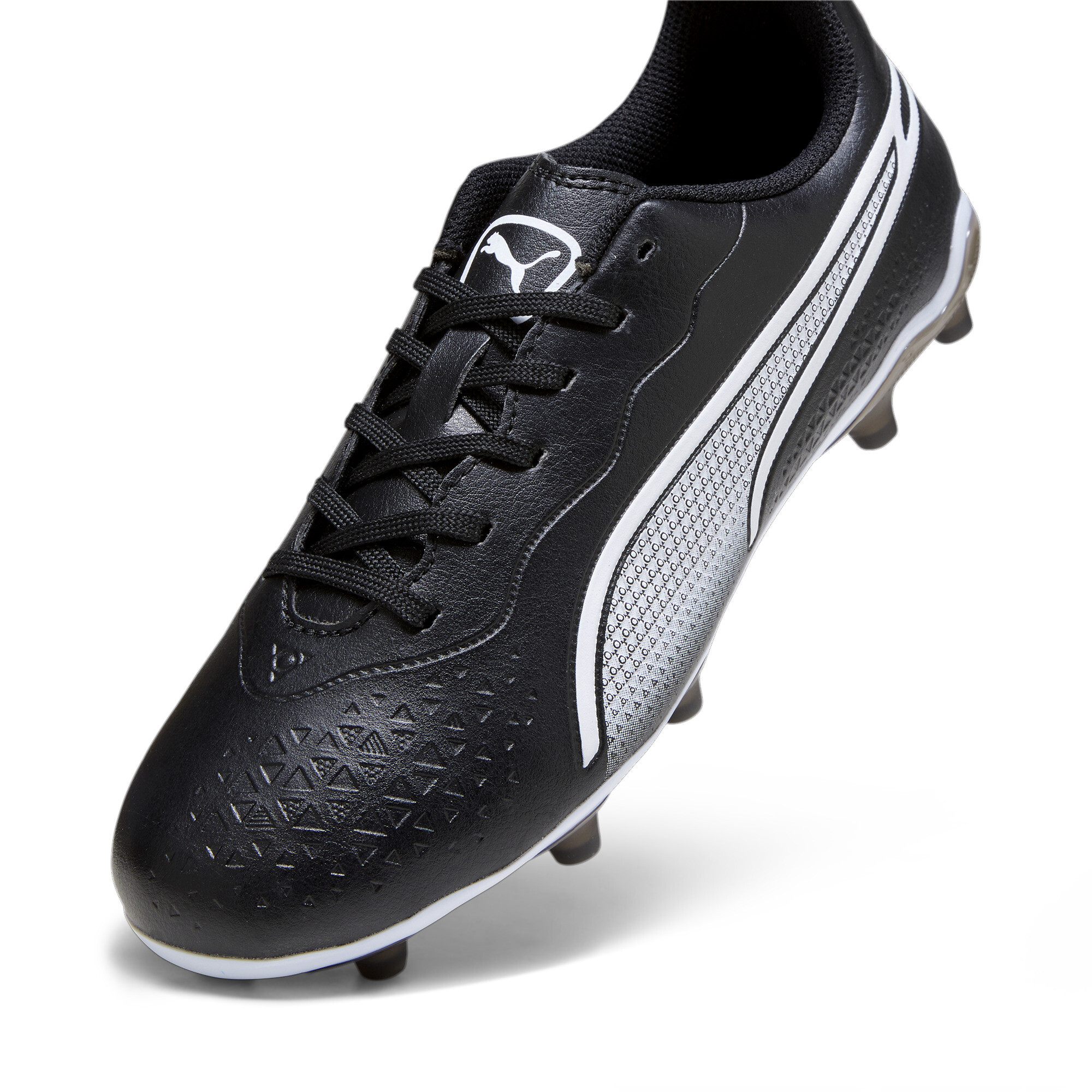 Puma KING MATCH FG/AG Youth Football Boots, Black, Size 36, Shoes