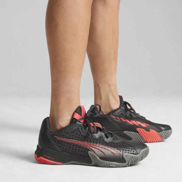 Zapatillas de Pádel NOVA Elite, Flat Dark Gray-PUMA Black-Flat Medium Gray-Active Red, large-ARG