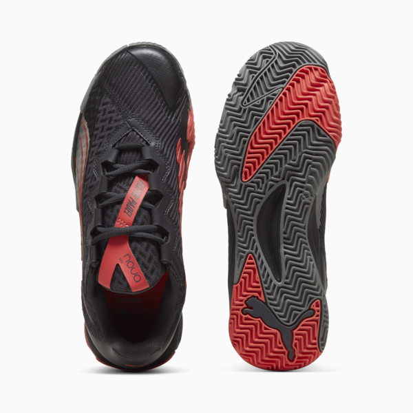 Zapatillas de Pádel NOVA Elite, Flat Dark Gray-PUMA Black-Flat Medium Gray-Active Red, large-ARG