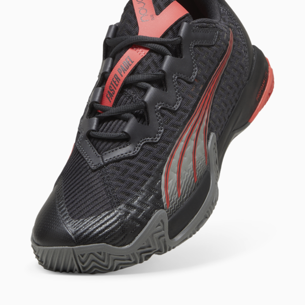 Zapatillas de Pádel NOVA Elite, Flat Dark Gray-PUMA Black-Flat Medium Gray-Active Red, large-ARG