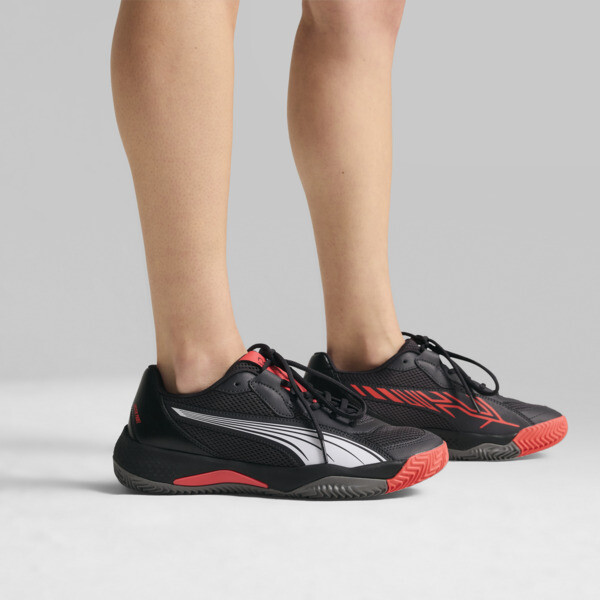 Puma black flat shoes online