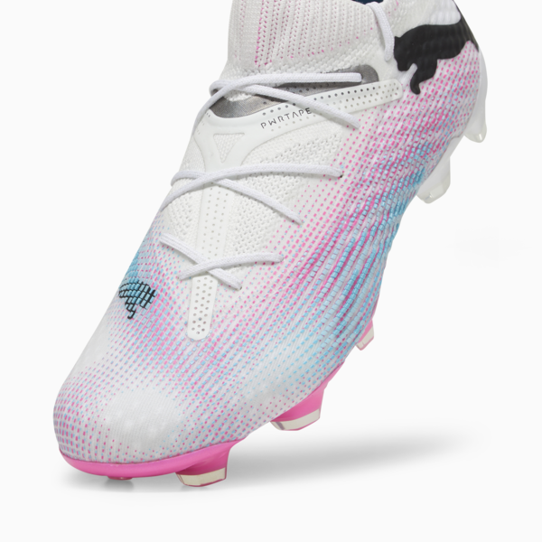 Botines de fútbol FUTURE 7 ULTIMATE FG/AG, PUMA White-PUMA Black-Poison Pink, large-ARG