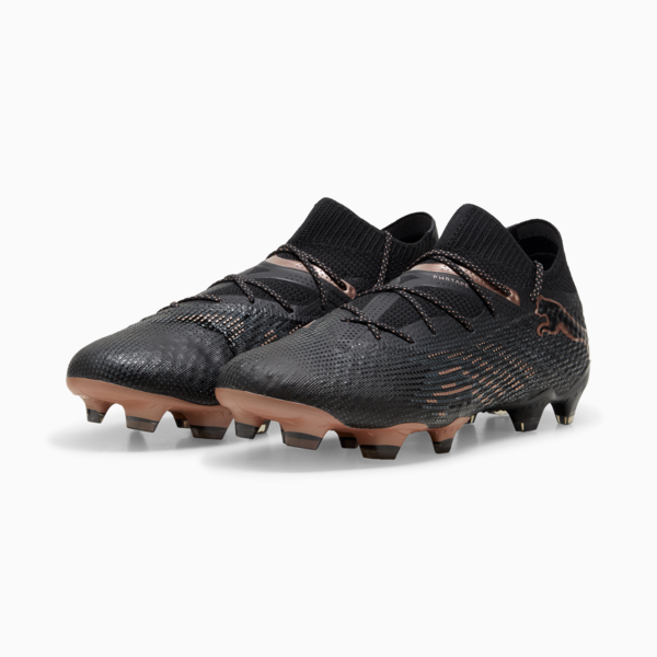 FUTURE 7 ULTIMATE FG/AG Football Boots, PUMA Black-Copper Rose, large-ZAF