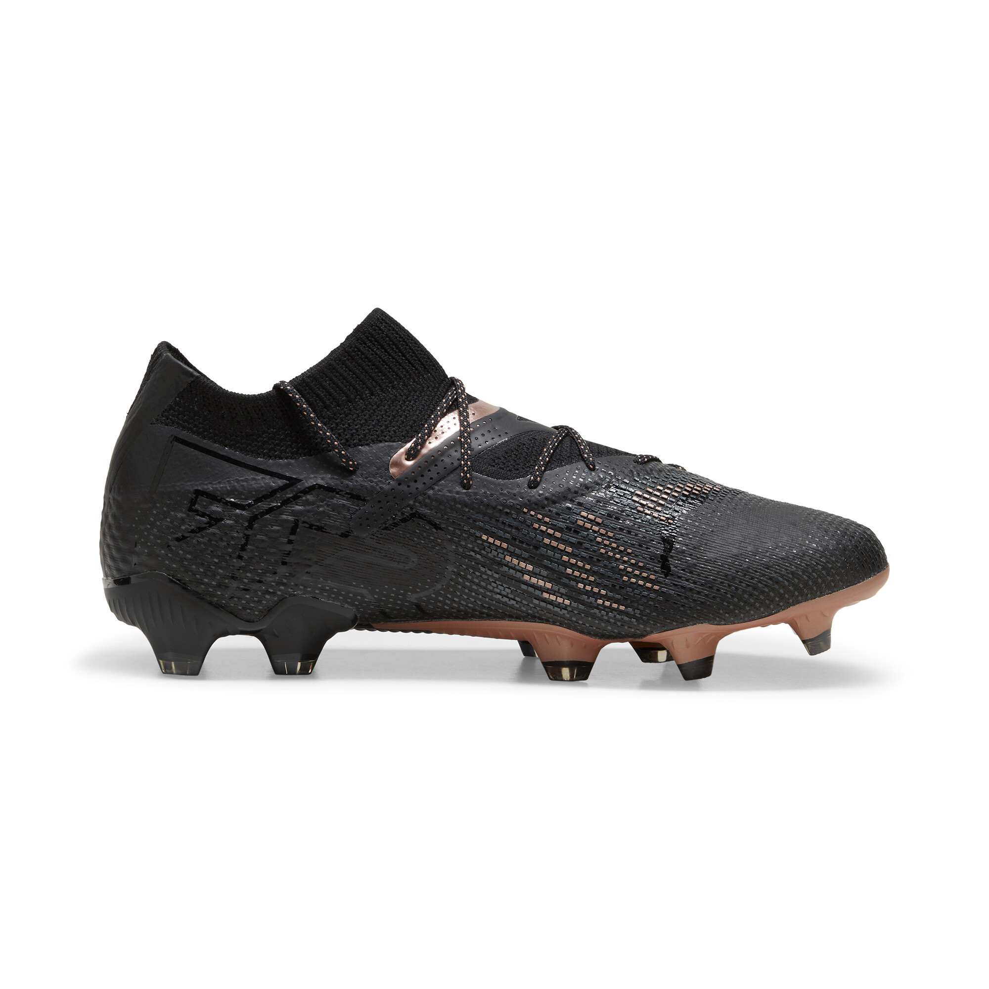 Men's PUMA FUTURE 7 ULTIMATE FG/AG Football Boots In Black, Size EU 42