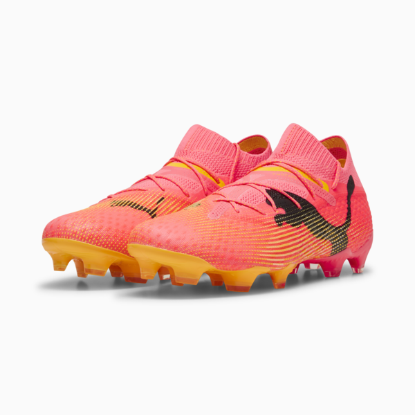 FUTURE 7 ULTIMATE FG/AG Football Boots, Sunset Glow-PUMA Black-Sun Stream, large-ZAF