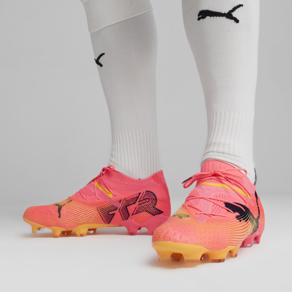 FUTURE 7 ULTIMATE FG/AG Football Boots, Sunset Glow-PUMA Black-Sun Stream, large-ZAF