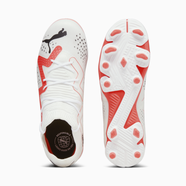 Botines FUTURE MATCH FG/AG para jóvenes ADP, PUMA White-PUMA Black-Fire Orchid, large-ARG