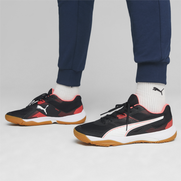 Zapatillas para deportes de interior Solarflash II, PUMA Black-Fire Orchid-PUMA White-Gum, large-ARG
