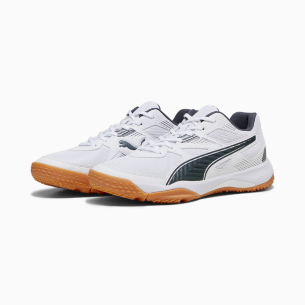 Zapatillas para deportes de interior Solarflash II, PUMA White-Shadow Gray-Gum, large-ARG