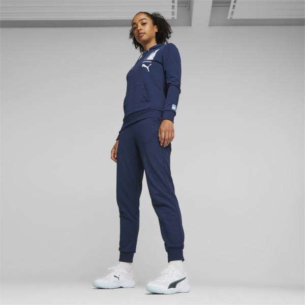 Zapatillas para deportes de interior Solarflash II, PUMA White-Nitro Blue-Shadow Gray, large-ARG