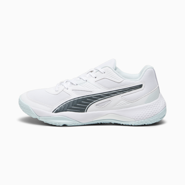 Zapatillas para deportes de interior Solarflash II, PUMA White-Nitro Blue-Shadow Gray, large-ARG