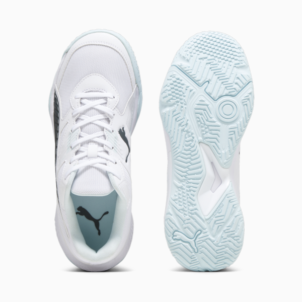 Zapatillas para deportes de interior Solarflash II, PUMA White-Nitro Blue-Shadow Gray, large-ARG