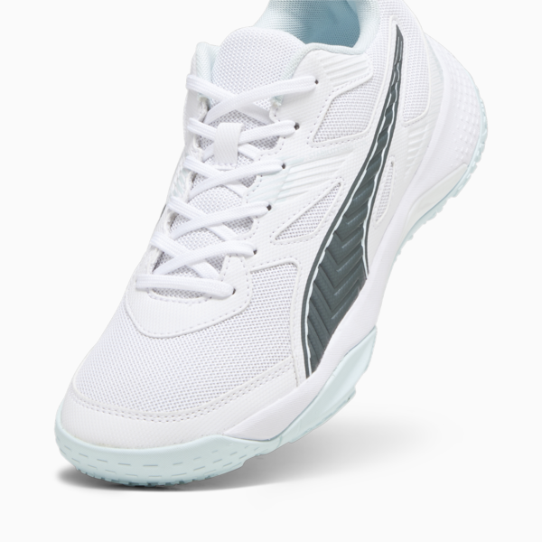 Zapatillas para deportes de interior Solarflash II, PUMA White-Nitro Blue-Shadow Gray, large-ARG