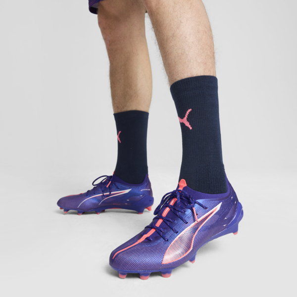 Botines de fútbol ULTRA 5 ULTIMATE FG, Lapis Lazuli-PUMA White-Sunset Glow, large-ARG