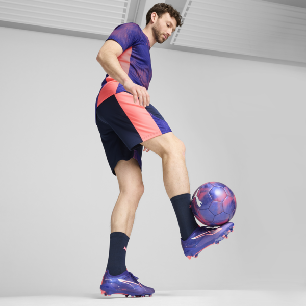 Botines de fútbol ULTRA 5 ULTIMATE FG, Lapis Lazuli-PUMA White-Sunset Glow, large-ARG