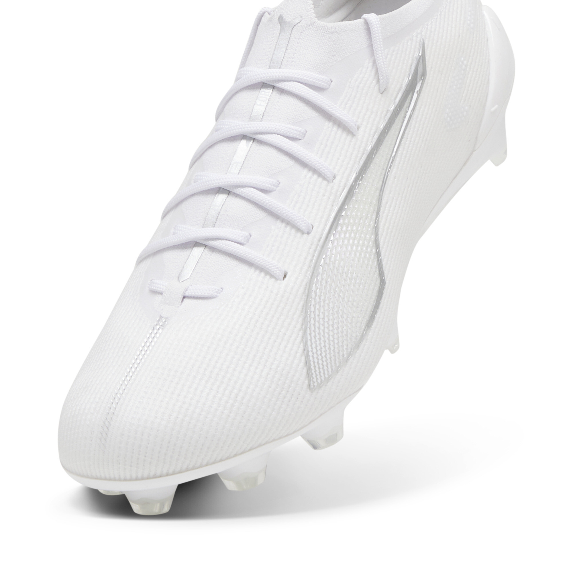 Puma ULTRA 5 ULTIMATE FG Football Boots, White, Size 44.5, Shoes