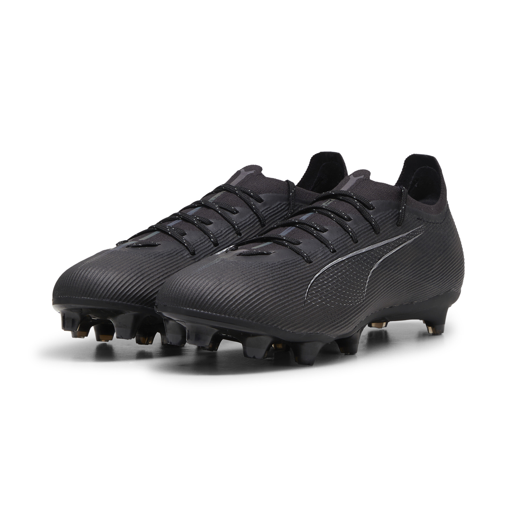 Puma ULTRA 5 PRO FG/AG Football Boots, Black, Size 48, Shoes