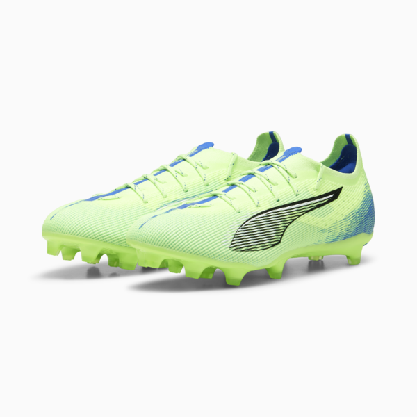 Botines de fútbol ULTRA 5 PRO FG/AG, Fizzy Apple-PUMA White-Bluemazing, large-ARG