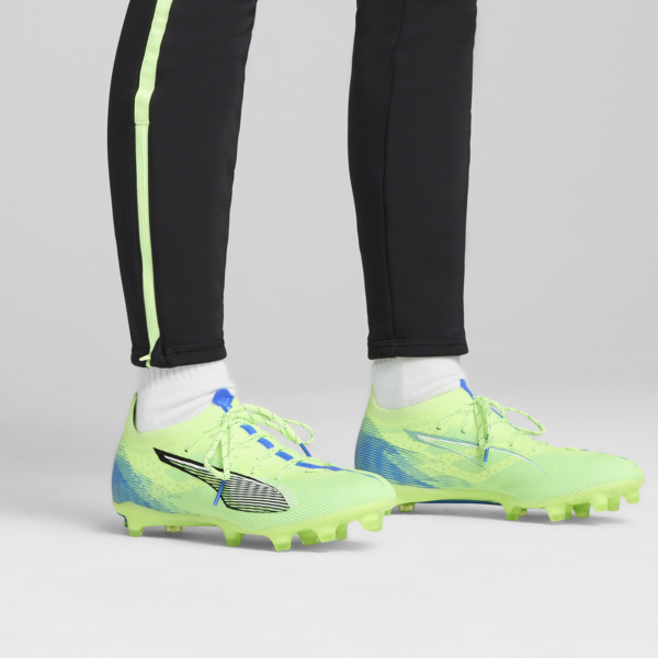 Botines de fútbol ULTRA 5 PRO FG/AG, Fizzy Apple-PUMA White-Bluemazing, large-ARG