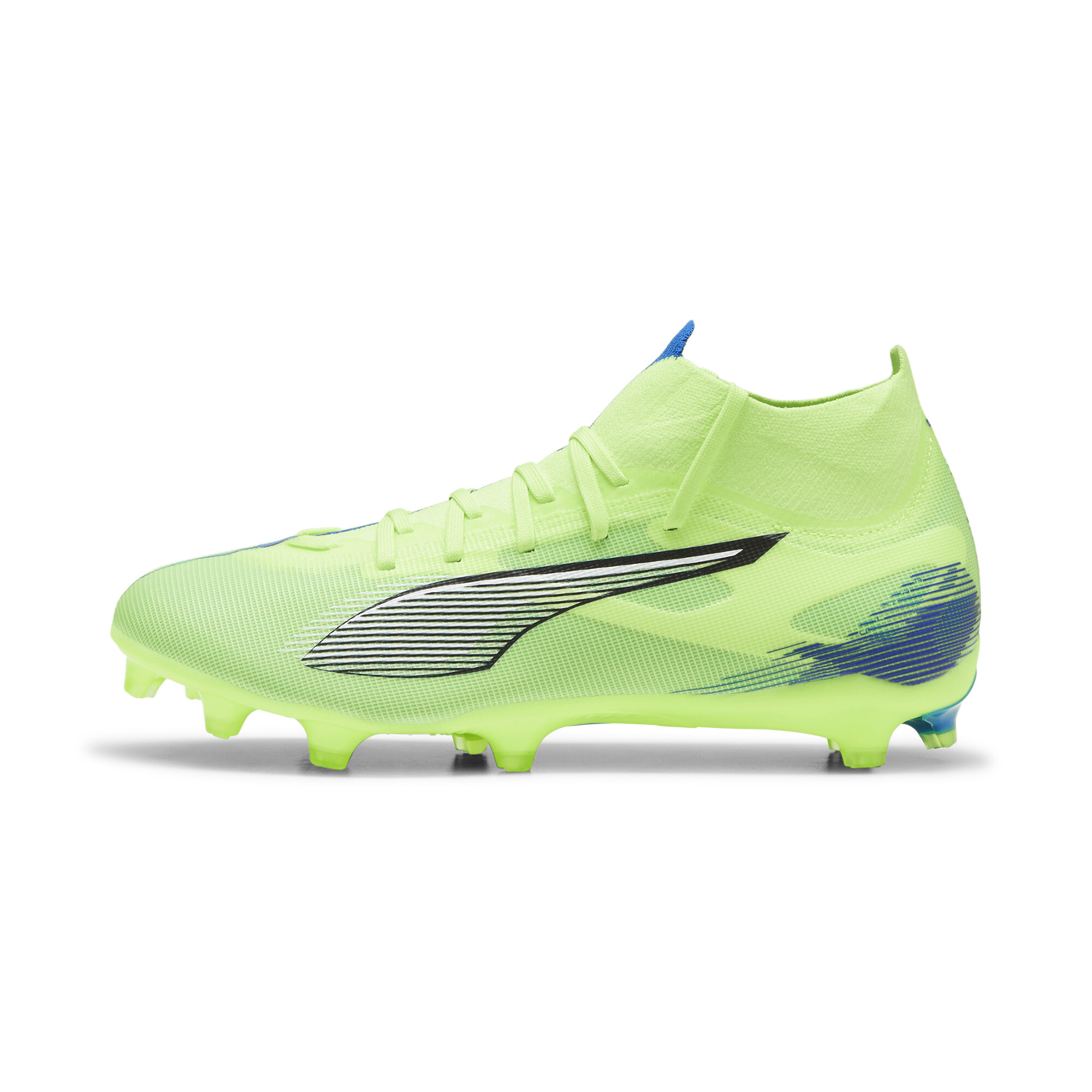 Puma ULTRA 5 MATCH+ FG/AG Fußballschuhe | Fizzy Apple/White/Bluemazing | Größe: 42.5