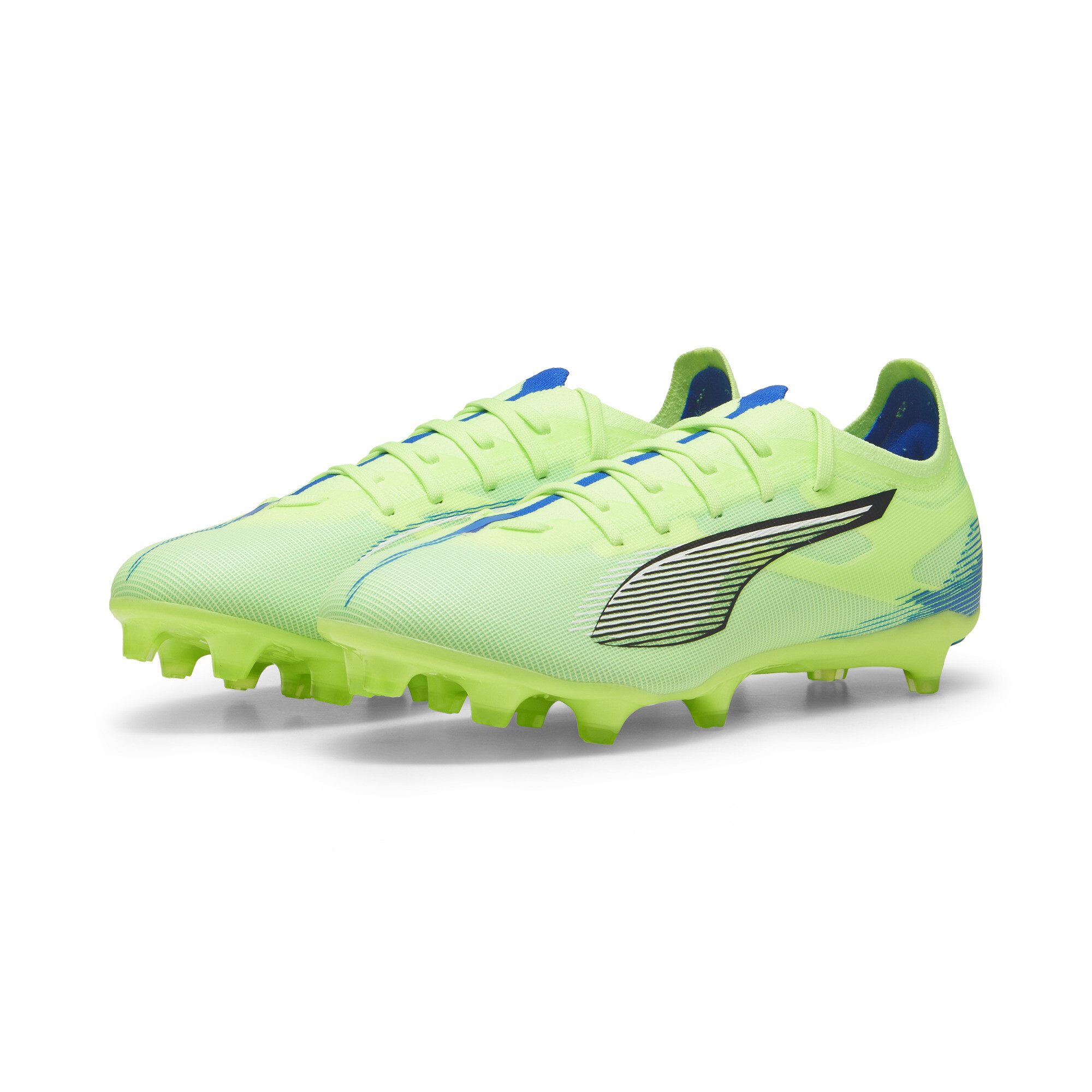 Men's PUMA ULTRA 5 MATCH FG/AG Football Boots In Yellow, Size EU 45