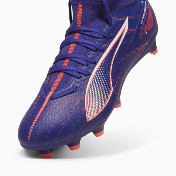 ULTRA 5 PLAY+ FG/AG Football Boots Unisex, Lapis Lazuli-PUMA White-Sunset Glow, large-ZAF